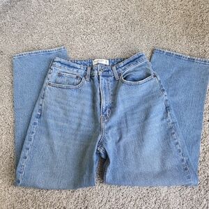 Like New Curve Love Vintage Straight High Rise Jeans Medium Wash